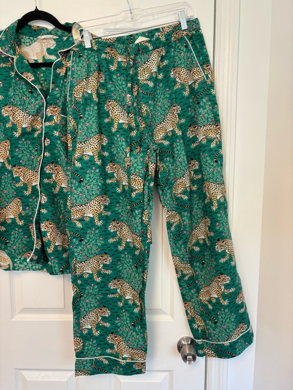 Printfresh Bagheera Leopard Print 100% Cotton Pajama Set Size Large - Picture 6 of 13